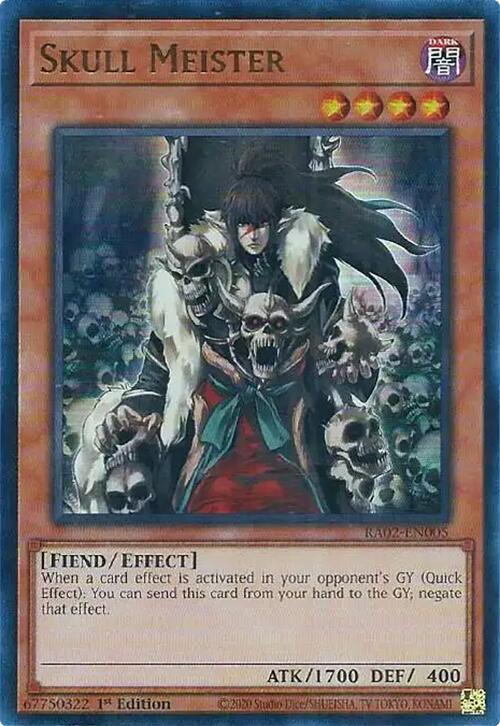 Skull Meister (UR) [RA02-EN005] Ultra Rare | Deep Dive Games St. Marys