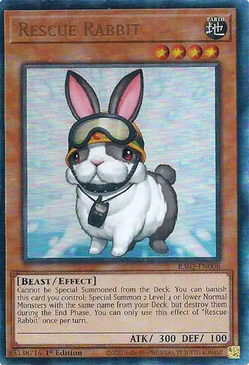 Rescue Rabbit (PUR) [RA02-EN008] Prismatic Ultimate Rare | Deep Dive Games St. Marys