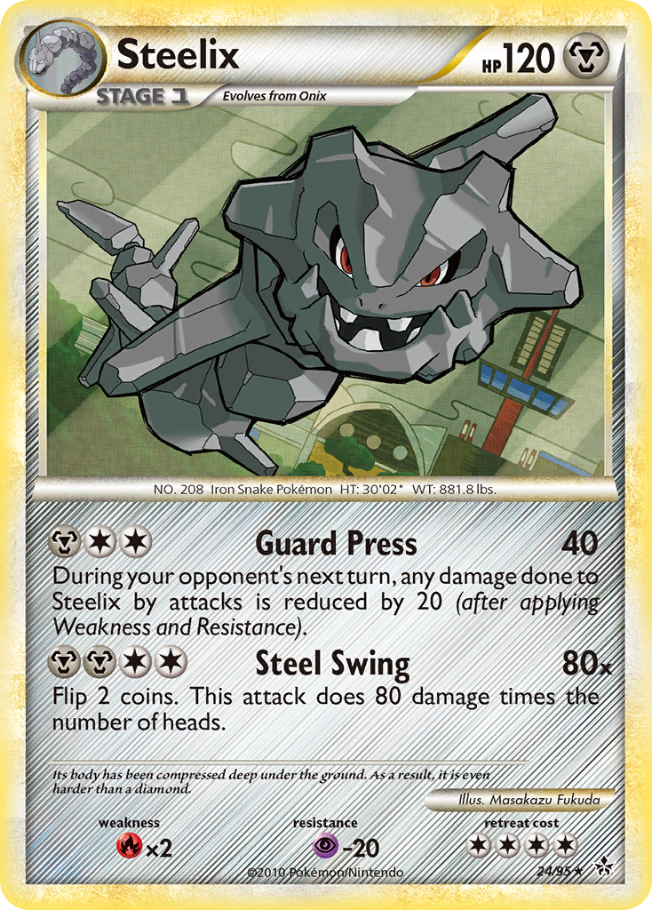 Steelix (24/95) [HeartGold & SoulSilver: Unleashed] | Deep Dive Games St. Marys