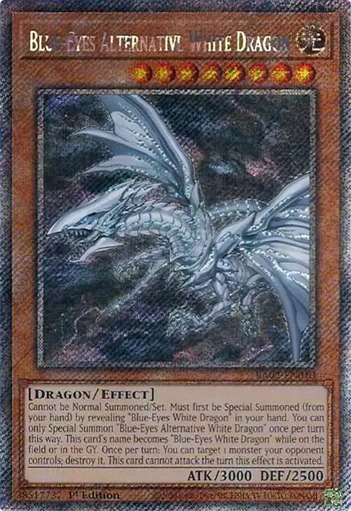 Blue-Eyes Alternative White Dragon (Platinum Secret Rare) [RA02-EN010] Platinum Secret Rare | Deep Dive Games St. Marys