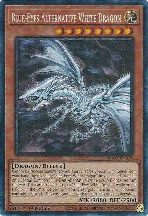 Blue-Eyes Alternative White Dragon (PCR) [RA02-EN010] Prismatic Collector's Rare | Deep Dive Games St. Marys