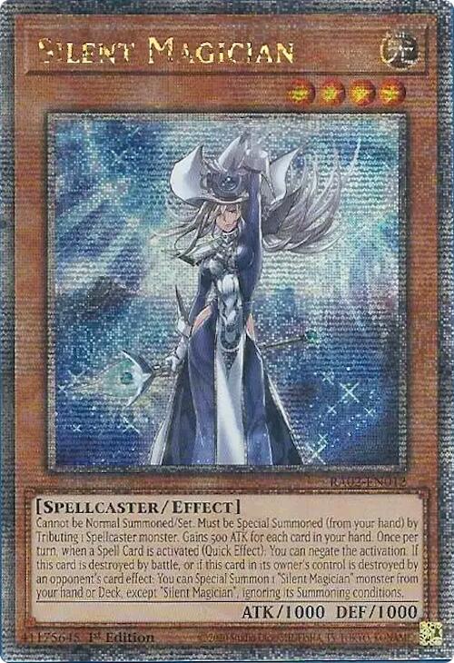 Silent Magician (Quarter Century Secret Rare) [RA02-EN012] Quarter Century Secret Rare | Deep Dive Games St. Marys