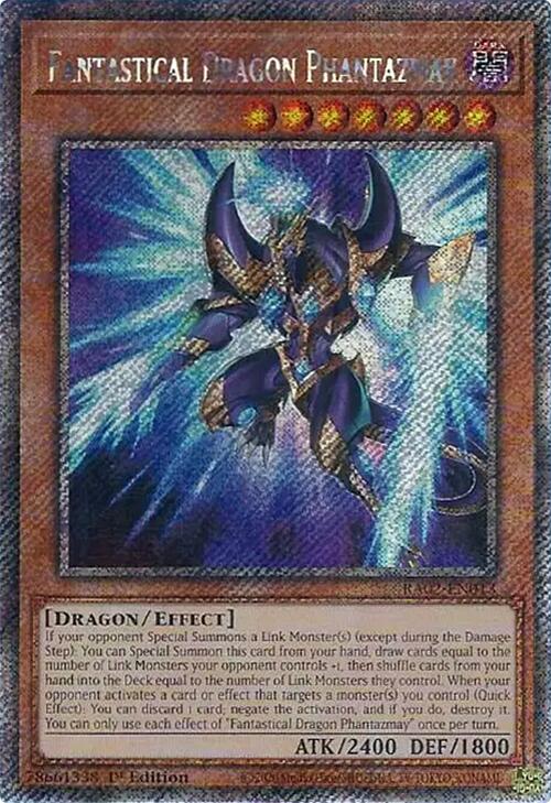 Fantastical Dragon Phantazmay (Alternate Art) (Platinum Secret Rare) [RA02-EN013] Platinum Secret Rare | Deep Dive Games St. Marys