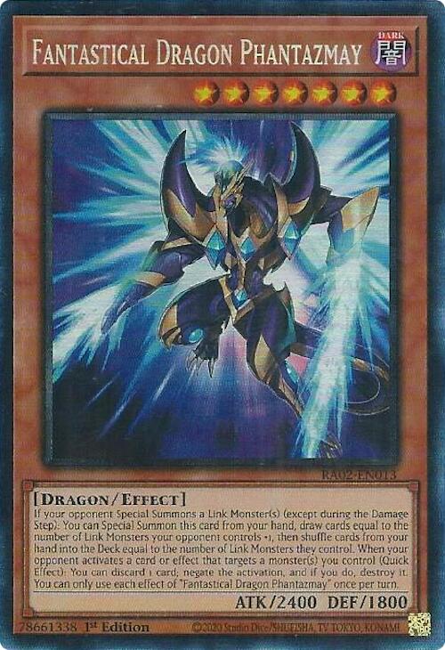 Fantastical Dragon Phantazmay (Alternate Art) (PCR) [RA02-EN013] Prismatic Collector's Rare | Deep Dive Games St. Marys