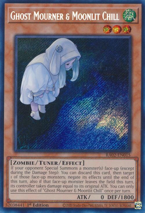 Ghost Mourner & Moonlit Chill (Alternate Art) (Secret Rare) [RA02-EN015] Secret Rare | Deep Dive Games St. Marys