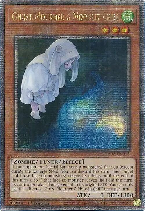 Ghost Mourner & Moonlit Chill (Alternate Art) (Quarter Century Secret Rare) [RA02-EN015] Quarter Century Secret Rare | Deep Dive Games St. Marys