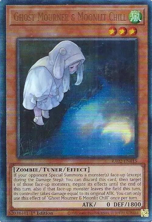 Ghost Mourner & Moonlit Chill (Alternate Art) (PUR) [RA02-EN015] Prismatic Ultimate Rare | Deep Dive Games St. Marys