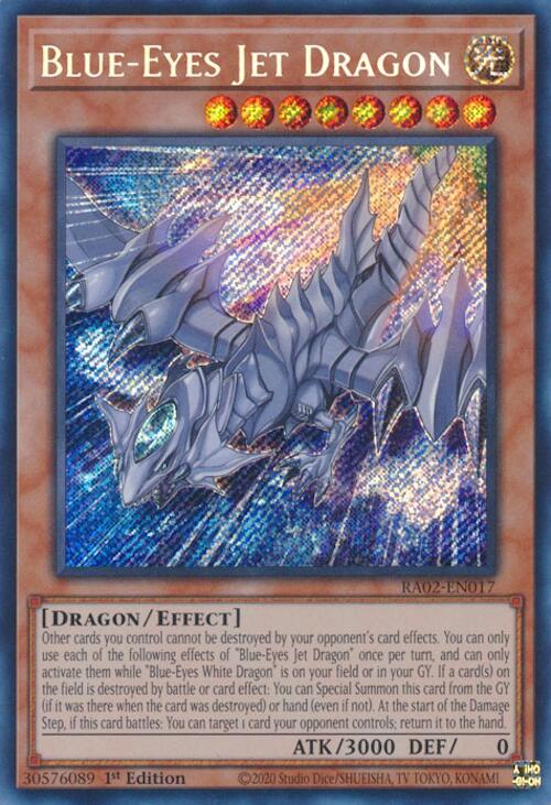 Blue-Eyes Jet Dragon (Secret Rare) [RA02-EN017] Secret Rare | Deep Dive Games St. Marys