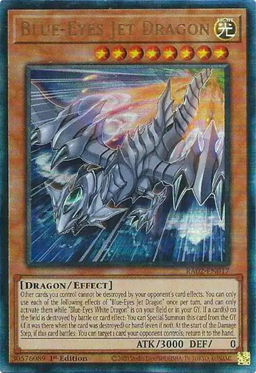 Blue-Eyes Jet Dragon (PUR) [RA02-EN017] Prismatic Ultimate Rare | Deep Dive Games St. Marys