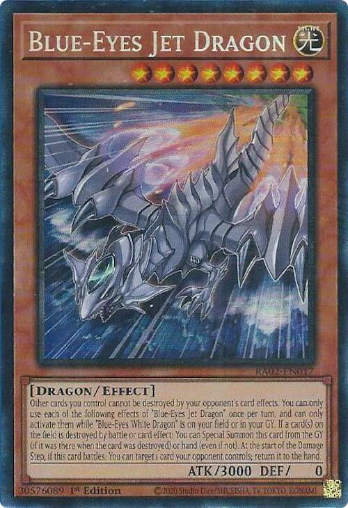 Blue-Eyes Jet Dragon (PCR) [RA02-EN017] Prismatic Collector's Rare | Deep Dive Games St. Marys