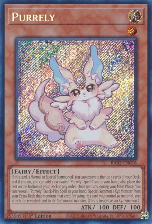 Purrely (Secret Rare) [RA02-EN018] Secret Rare | Deep Dive Games St. Marys