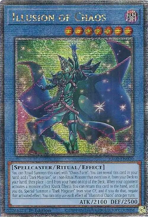 Illusion of Chaos (Quarter Century Secret Rare) [RA02-EN020] Quarter Century Secret Rare | Deep Dive Games St. Marys