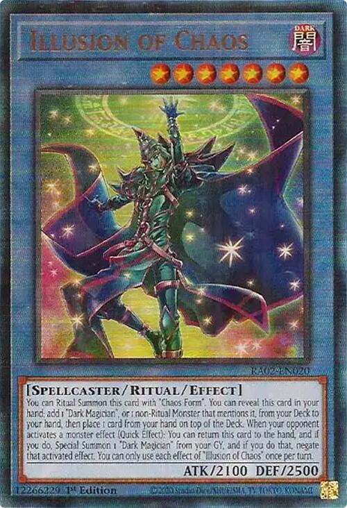 Illusion of Chaos (PUR) [RA02-EN020] Prismatic Ultimate Rare | Deep Dive Games St. Marys