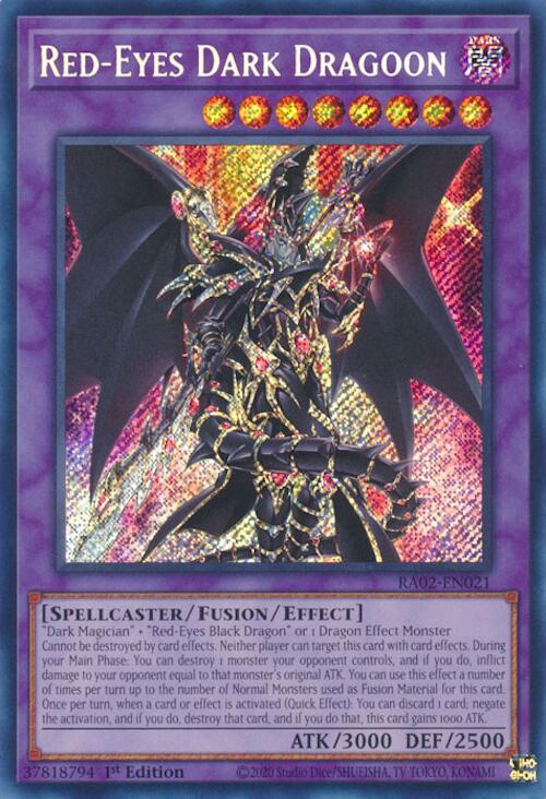 Red-Eyes Dark Dragoon (Secret Rare) [RA02-EN021] Secret Rare | Deep Dive Games St. Marys