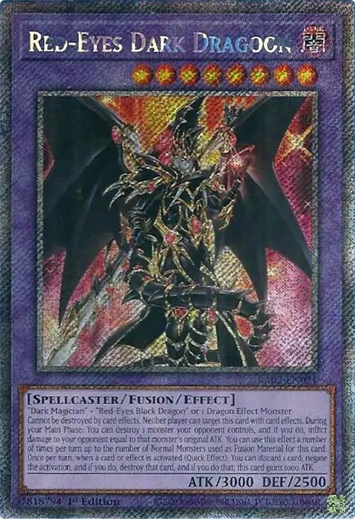 Red-Eyes Dark Dragoon (Platinum Secret Rare) [RA02-EN021] Platinum Secret Rare | Deep Dive Games St. Marys