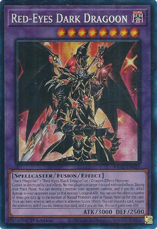 Red-Eyes Dark Dragoon (PCR) [RA02-EN021] Prismatic Collector's Rare | Deep Dive Games St. Marys