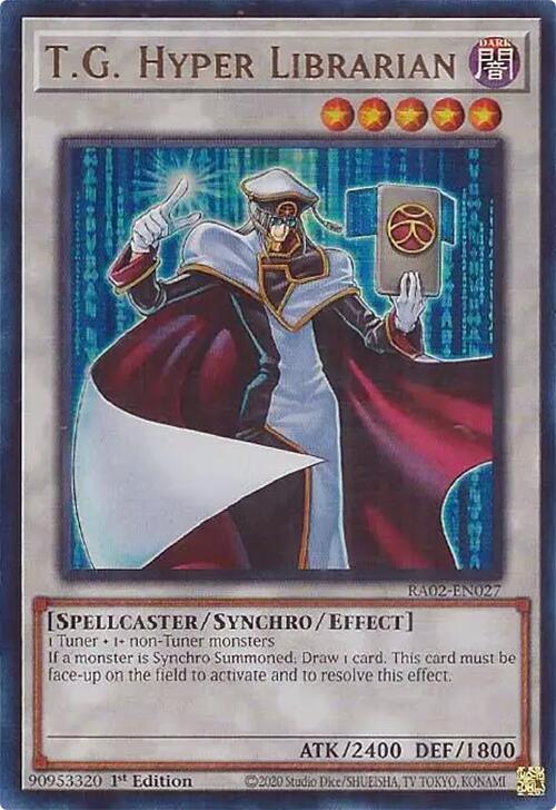 T.G. Hyper Librarian (UR) [RA02-EN027] Ultra Rare | Deep Dive Games St. Marys