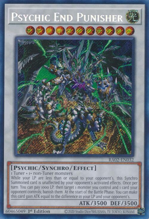 Psychic End Punisher (Secret Rare) [RA02-EN032] Secret Rare | Deep Dive Games St. Marys