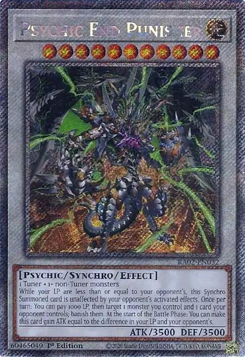 Psychic End Punisher (Platinum Secret Rare) [RA02-EN032] Platinum Secret Rare | Deep Dive Games St. Marys