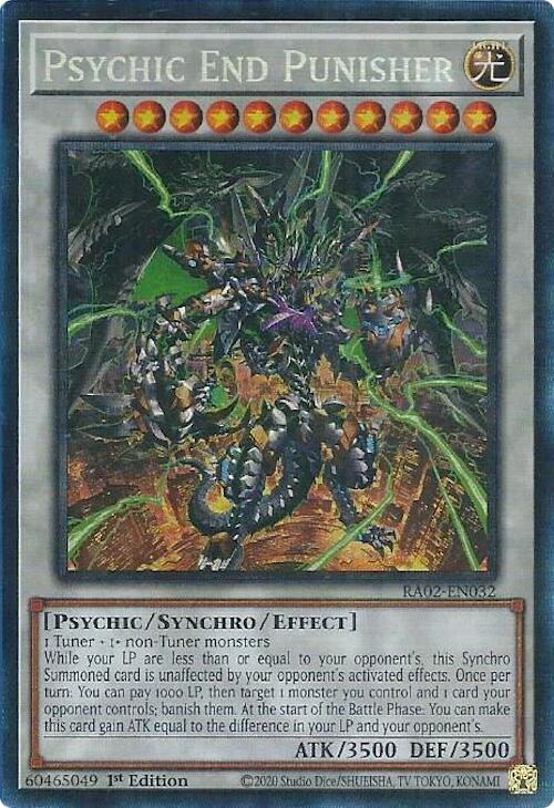 Psychic End Punisher (PCR) [RA02-EN032] Prismatic Collector's Rare | Deep Dive Games St. Marys