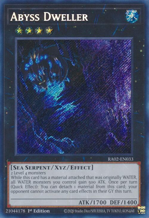 Abyss Dweller (Secret Rare) [RA02-EN033] Secret Rare | Deep Dive Games St. Marys