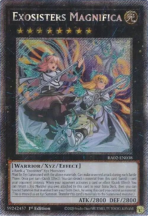 Exosisters Magnifica (Platinum Secret Rare) [RA02-EN038] Platinum Secret Rare | Deep Dive Games St. Marys