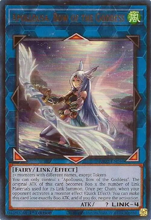 Apollousa, Bow of the Goddess (Alternate Art) (UR) [RA02-EN040] Ultra Rare | Deep Dive Games St. Marys