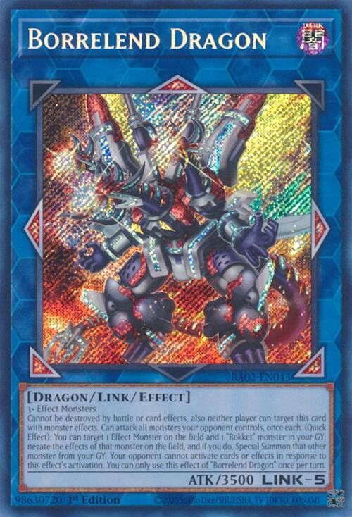 Borrelend Dragon (Secret Rare) [RA02-EN043] Secret Rare | Deep Dive Games St. Marys