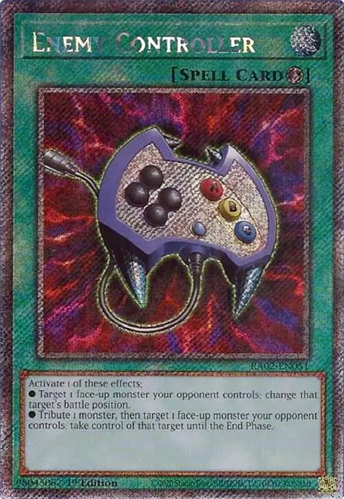 Enemy Controller (Platinum Secret Rare) [RA02-EN051] Platinum Secret Rare | Deep Dive Games St. Marys