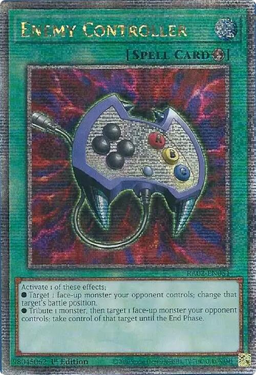 Enemy Controller (Quarter Century Secret Rare) [RA02-EN051] Quarter Century Secret Rare | Deep Dive Games St. Marys