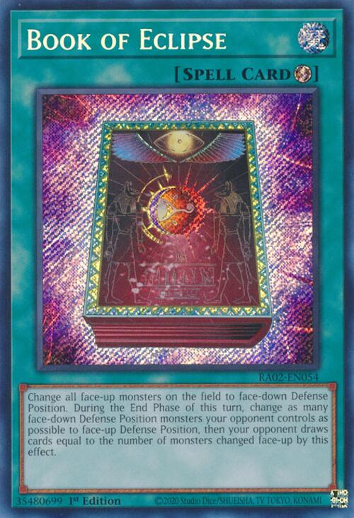 Book of Eclipse (Secret Rare) [RA02-EN054] Secret Rare | Deep Dive Games St. Marys