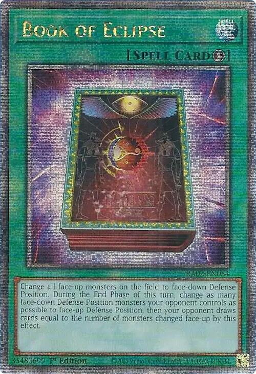 Book of Eclipse (Quarter Century Secret Rare) [RA02-EN054] Quarter Century Secret Rare | Deep Dive Games St. Marys