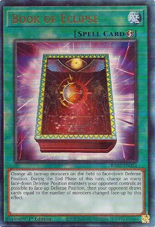 Book of Eclipse (PUR) [RA02-EN054] Prismatic Ultimate Rare | Deep Dive Games St. Marys