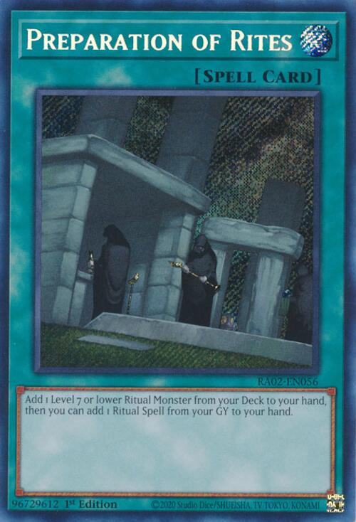 Preparation of Rites (Secret Rare) [RA02-EN056] Secret Rare | Deep Dive Games St. Marys