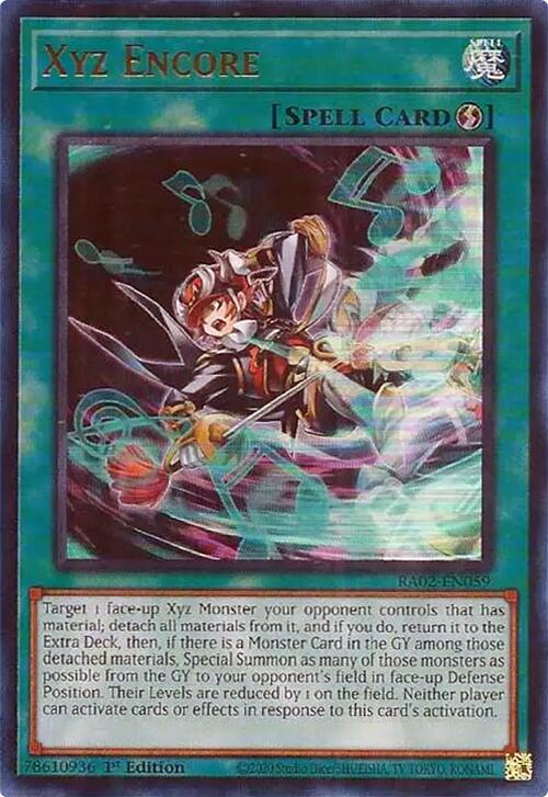 Xyz Encore (UR) [RA02-EN059] Ultra Rare | Deep Dive Games St. Marys