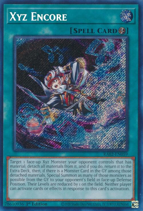 Xyz Encore (Secret Rare) [RA02-EN059] Secret Rare | Deep Dive Games St. Marys