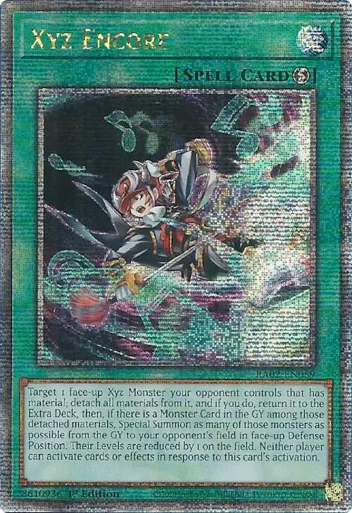 Xyz Encore (Quarter Century Secret Rare) [RA02-EN059] Quarter Century Secret Rare | Deep Dive Games St. Marys