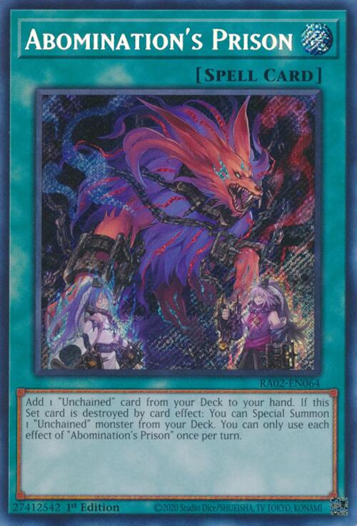 Abomination's Prison (Secret Rare) [RA02-EN064] Secret Rare | Deep Dive Games St. Marys