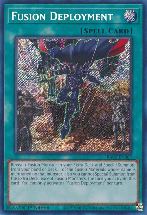 Fusion Deployment (Secret Rare) [RA02-EN065] Secret Rare | Deep Dive Games St. Marys