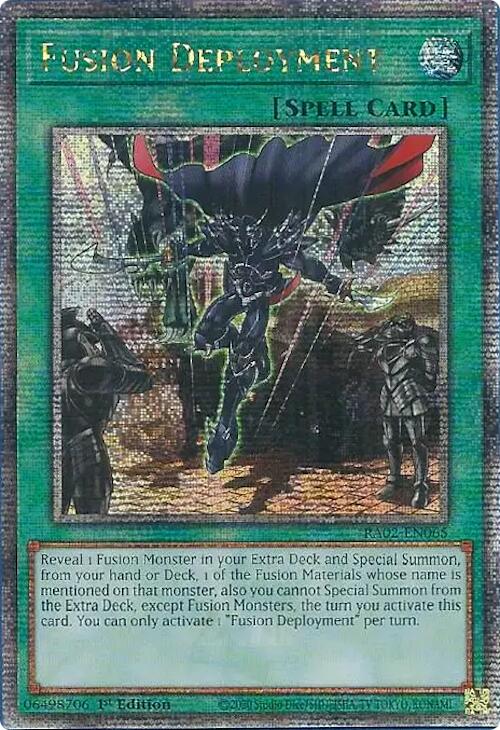 Fusion Deployment (Quarter Century Secret Rare) [RA02-EN065] Quarter Century Secret Rare | Deep Dive Games St. Marys