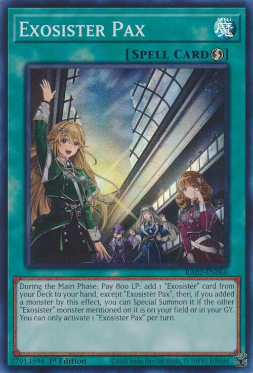 Exosister Pax [RA02-EN066] Super Rare | Deep Dive Games St. Marys