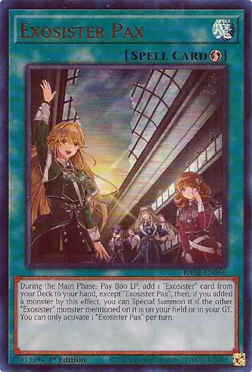 Exosister Pax (UR) [RA02-EN066] Ultra Rare | Deep Dive Games St. Marys