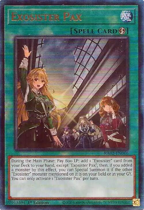 Exosister Pax (PUR) [RA02-EN066] Prismatic Ultimate Rare | Deep Dive Games St. Marys