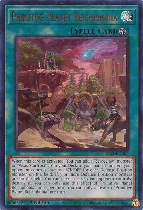 Primitive Planet Reichphobia (UR) [RA02-EN067] Ultra Rare | Deep Dive Games St. Marys