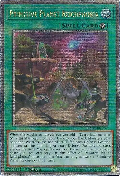 Primitive Planet Reichphobia (Quarter Century Secret Rare) [RA02-EN067] Quarter Century Secret Rare | Deep Dive Games St. Marys