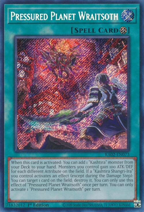 Pressured Planet Wraitsoth (Secret Rare) [RA02-EN073] Secret Rare | Deep Dive Games St. Marys