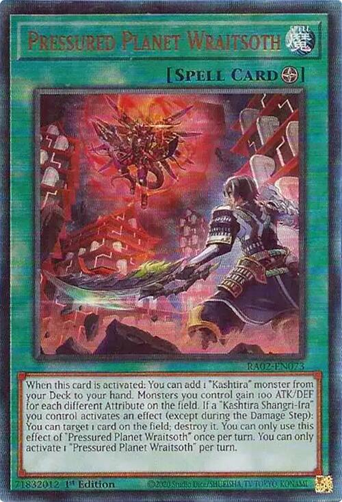 Pressured Planet Wraitsoth (PUR) [RA02-EN073] Prismatic Ultimate Rare | Deep Dive Games St. Marys