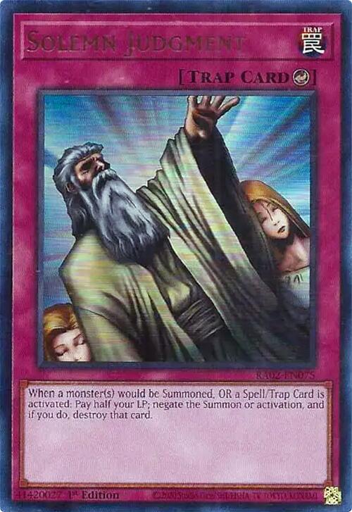 Solemn Judgment (UR) [RA02-EN075] Ultra Rare | Deep Dive Games St. Marys