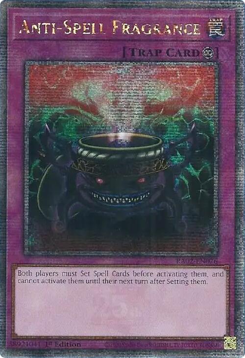 Anti-Spell Fragrance (Quarter Century Secret Rare) [RA02-EN076] Quarter Century Secret Rare | Deep Dive Games St. Marys