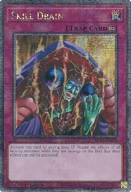 Skill Drain (Quarter Century Secret Rare) [RA02-EN077] Quarter Century Secret Rare | Deep Dive Games St. Marys